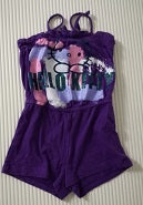 Purple hello kitty outfit size 12-24