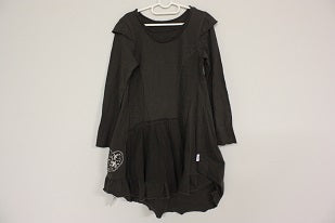 5-6 year old charcoal  woolworths long sleeve dress NEW
