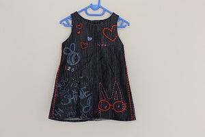 9-12 months NEXT(imported from UK) denim dress