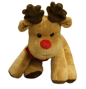 Woolworth reindeer plush toy approximately 25-30cm