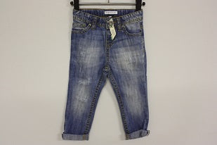 12-18 months earthchild Jeans with adjustable waist tabs - NEW Tags Attached