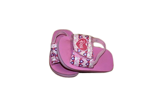Size 4 Roxy adjustable flip flops with heel support